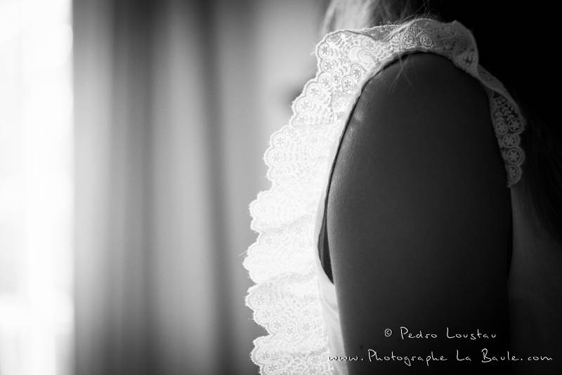 dentelle à contre jour -©pedro loustau 2012- photographe la baule nantes guérande -mariage-