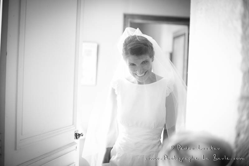 black&white bride -©pedro loustau 2012- photographe la baule nantes guérande -mariage-