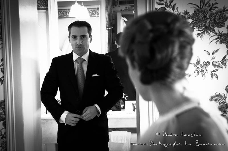 La pression pour le groom aussi -©pedro loustau 2012- photographe la baule nantes guérande -mariage-
